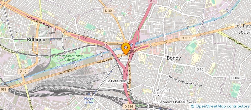 localisation de l'entreprise GLOBAL PROTECTION SECURITY (GPS) à NOISY-LE-SEC