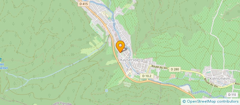 localisation de l'entreprise GLOBAL R COM  KAYSERSBERG VIGNOBLE