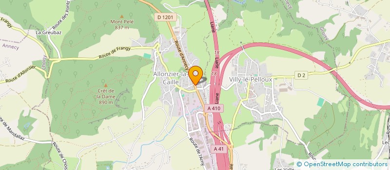 localisation de l'entreprise GLOBAL RACING PROJECT à ALLONZIER-LA-CAILLE