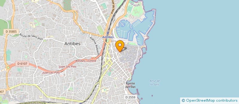 localisation de l'entreprise GLOBAL REFIT à ANTIBES