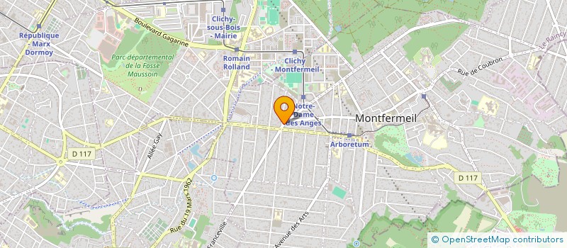 localisation de l'entreprise GLOBAL RENOV à MONTFERMEIL