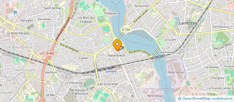 localisation de l'entreprise GLOBAL RENOV à LORIENT