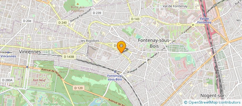 localisation de l'entreprise GLOBAL RENOVATION à FONTENAY-SOUS-BOIS
