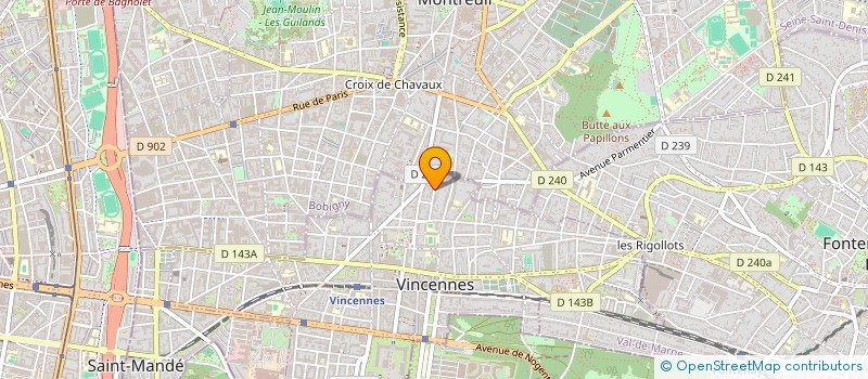 localisation de l'entreprise GLOBAL RESEARCH à VINCENNES