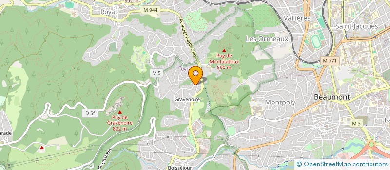 localisation de l'entreprise GLOBAL REVENUE GOVERNANCE ANALYTICS  CEYRAT