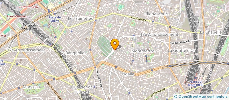 localisation de l'entreprise GLOBAL RIGHTS CORPORATION  PARIS