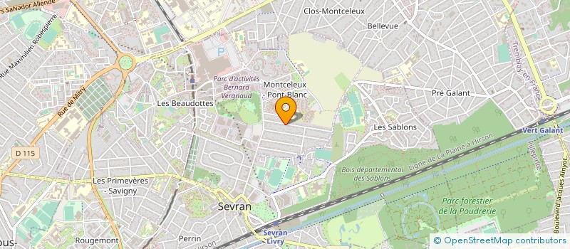 localisation de l'entreprise GLOBAL ROAD WIN & ASSOCIATES à SEVRAN