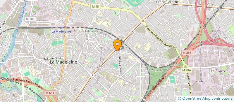 localisation de l'entreprise GLOBAL ROUTE à LILLE
