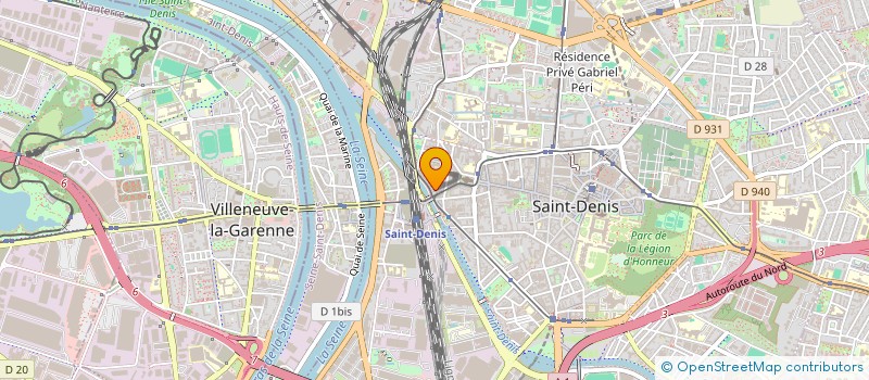 localisation de l'entreprise GLOBAL SAFE SECURITE  SAINT-DENIS