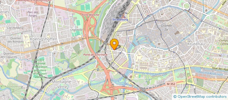 localisation de l'entreprise GLOBAL SAL  STRASBOURG