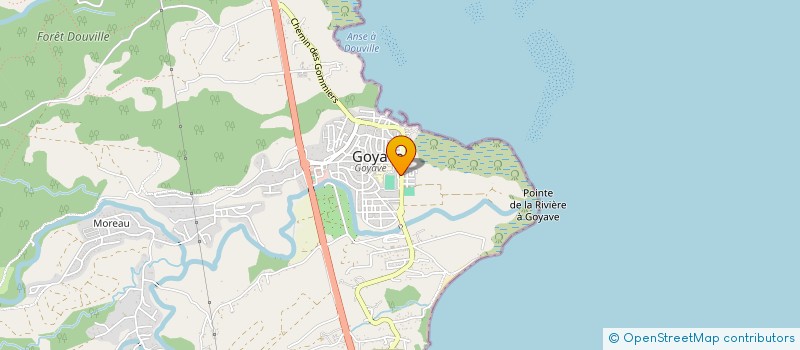 localisation de l'entreprise GLOBAL SANTE  GOYAVE