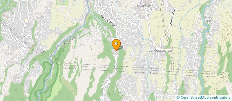 localisation de l'entreprise GLOBAL SANTE REUNION  SAINTE-MARIE