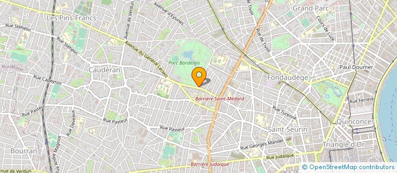 localisation de l'entreprise GLOBAL SCOUTING à BORDEAUX