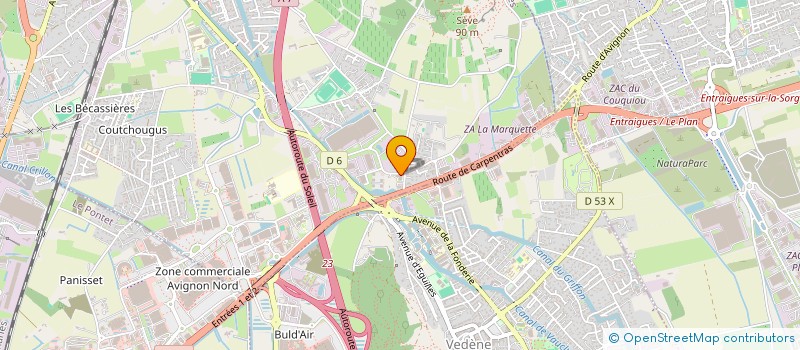 localisation de l'entreprise GLOBAL SECURITE FORMATION  SORGUES