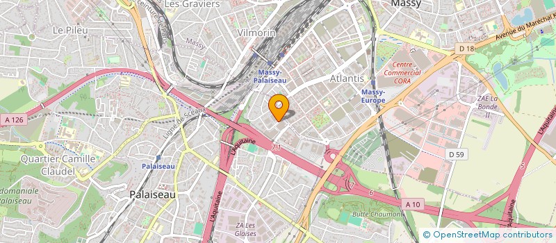 localisation de l'entreprise GLOBAL SECURITY SYSTEMS à PALAISEAU
