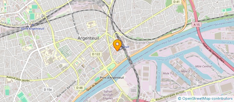 localisation de l'entreprise GLOBAL SERVICE  SARCELLES