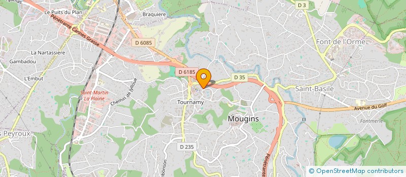 localisation de l'entreprise GLOBAL SERVICE  MOUGINS