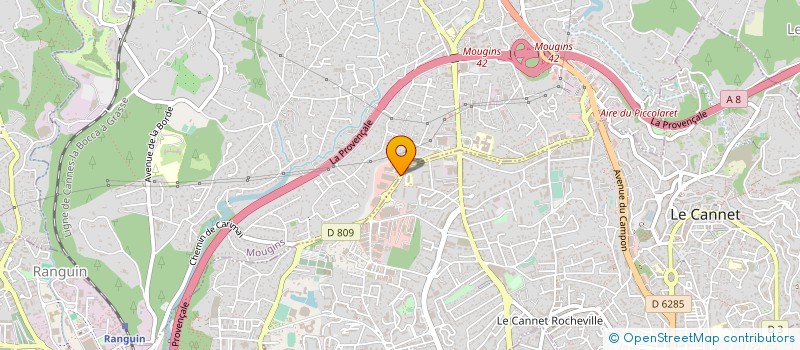 localisation de l'entreprise GLOBAL SERVICE AUTO POIDS LOURDS à MOUGINS