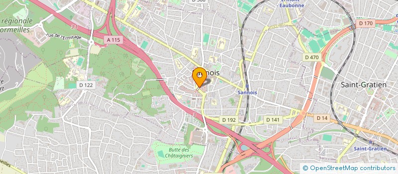 localisation de l'entreprise GLOBAL SERVICE D ELECTRICITE à SANNOIS