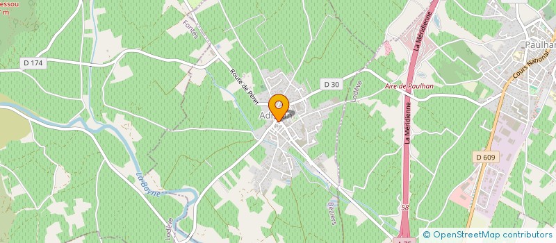 localisation de l'entreprise GLOBAL SERVICE HABITAT  ADISSAN