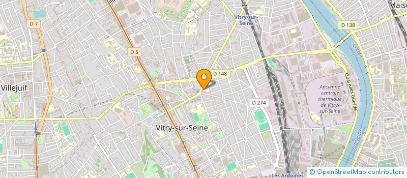 localisation de l'entreprise GLOBAL SERVICE INTERNATIONAL à VITRY-SUR-SEINE