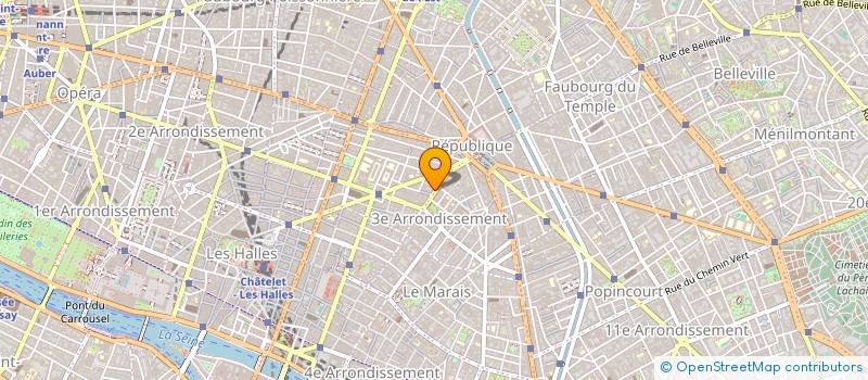 localisation de l'entreprise GLOBAL SERVICES à PARIS