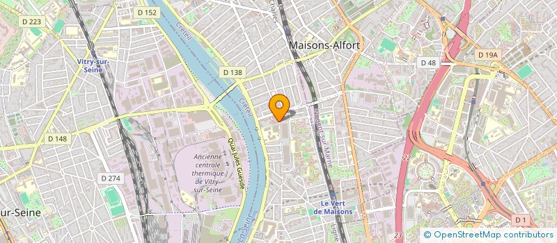 localisation de l'entreprise GLOBAL SERVICES à ALFORTVILLE