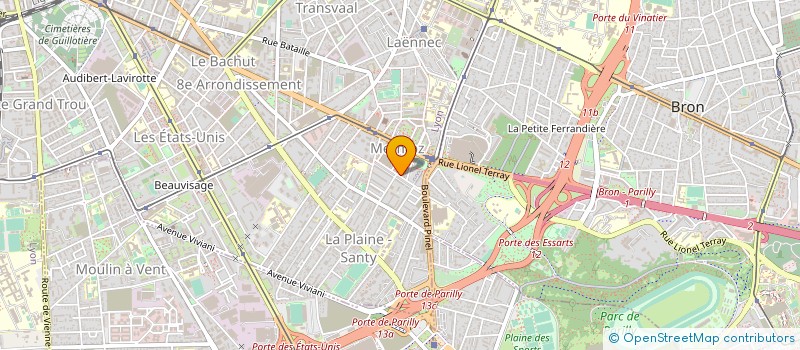 localisation de l'entreprise GLOBAL SERVICES  VILLEURBANNE