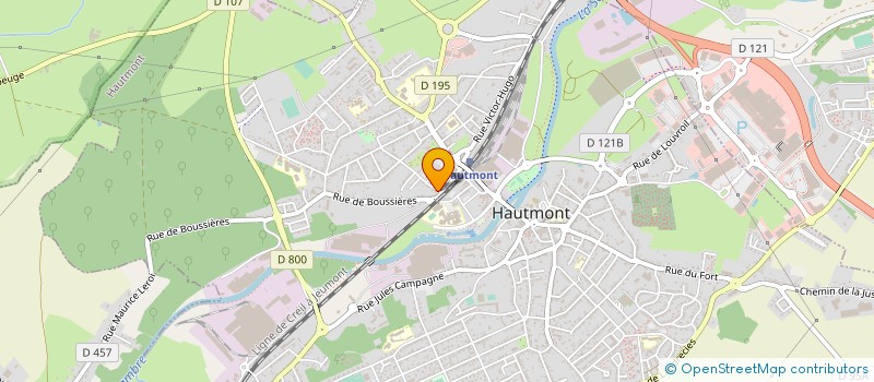 localisation de l'entreprise GLOBAL SERVICES à HAUTMONT