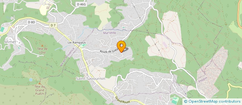 localisation de l'entreprise GLOBAL SERVICES  SAINT SAVOURNIN