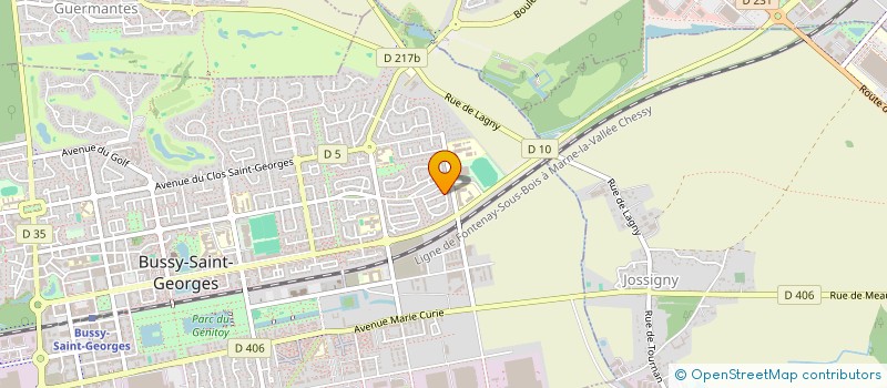 localisation de l'entreprise GLOBAL SERVICES  BUSSY-SAINT-GEORGES