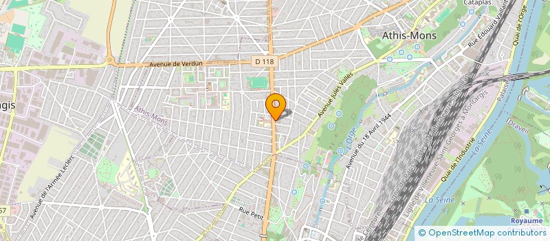 localisation de l'entreprise GLOBAL SERVICES  ATHIS-MONS