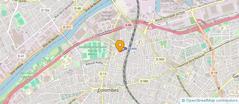 localisation de l'entreprise GLOBAL SERVICES CONCEPT  COLOMBES