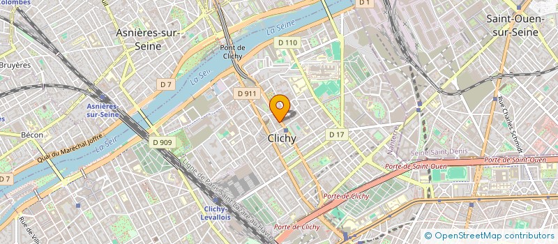 localisation de l'entreprise GLOBAL SERVICES FRANCE à CLICHY