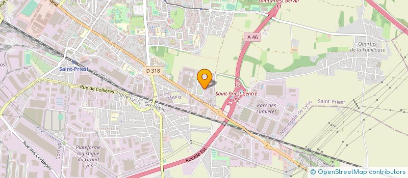 localisation de l'entreprise GLOBAL SERVICES FRANCE  SAINT-PRIEST