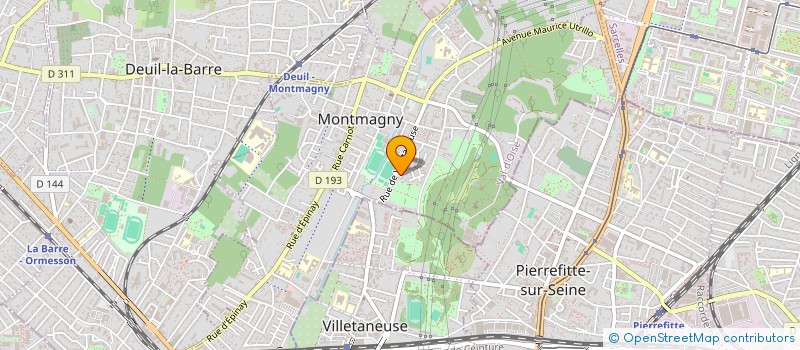localisation de l'entreprise GLOBAL SERVICES INGENIERIE - BTP à GONESSE