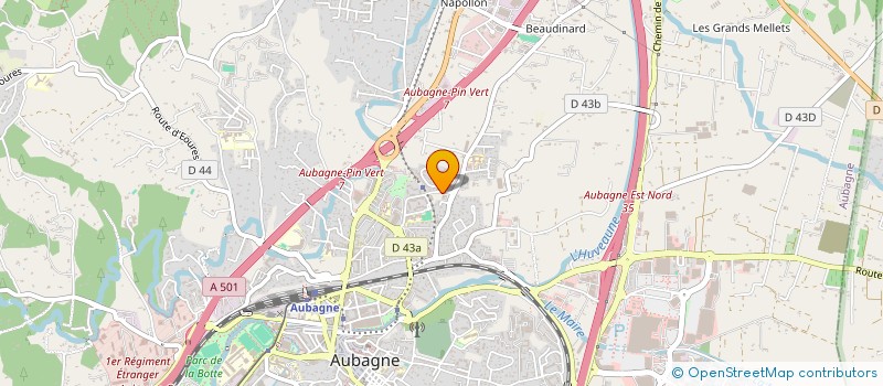localisation de l'entreprise GLOBAL SOINS INNOVATION à AUBAGNE