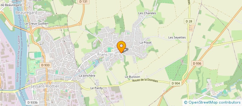 localisation de l'entreprise GLOBAL SOLUTION MENUISERIE à FRANS
