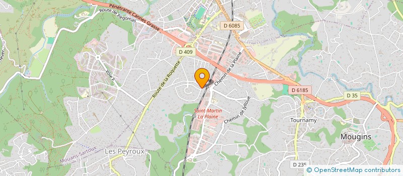 localisation de l'entreprise GLOBAL SOLUTIONS INDUSTRY à MOUGINS
