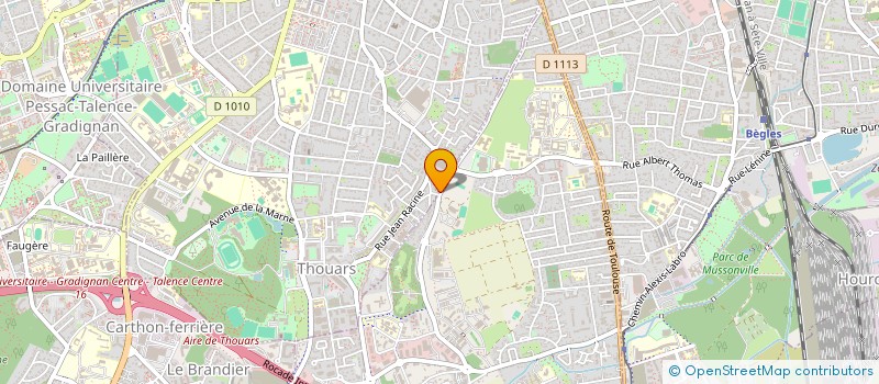 localisation de l'entreprise GLOBAL SOURCING PARTNERS  TALENCE