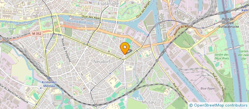 localisation de l'entreprise GLOBAL SPORT à STRASBOURG