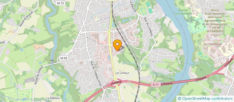 localisation de l'entreprise GLOBAL SPORTSWEAR SERVICES à LA CHAPELLE-SUR-ERDRE