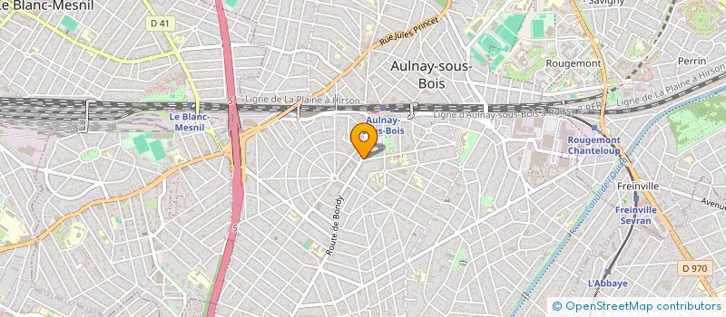 localisation de l'entreprise GLOBAL STAR  AULNAY-SOUS-BOIS