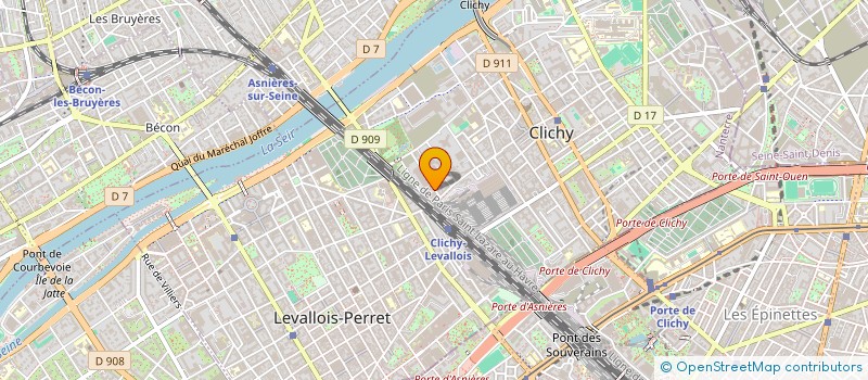 localisation de l'entreprise GLOBAL SWITCH (PARIS)  CLICHY