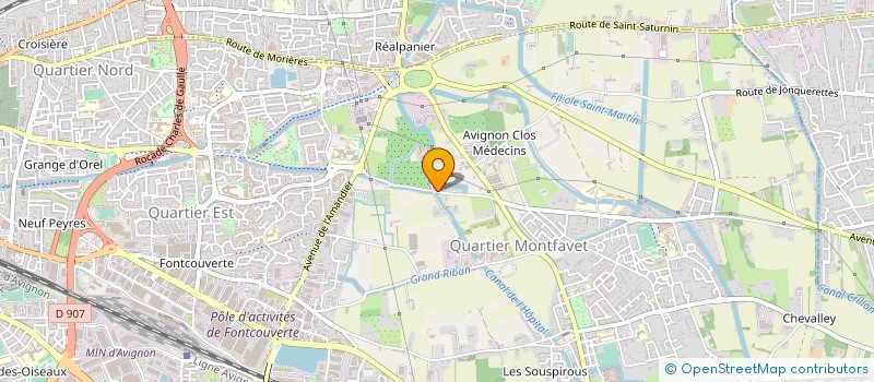 localisation de l'entreprise GLOBAL SYNERGIES à AVIGNON