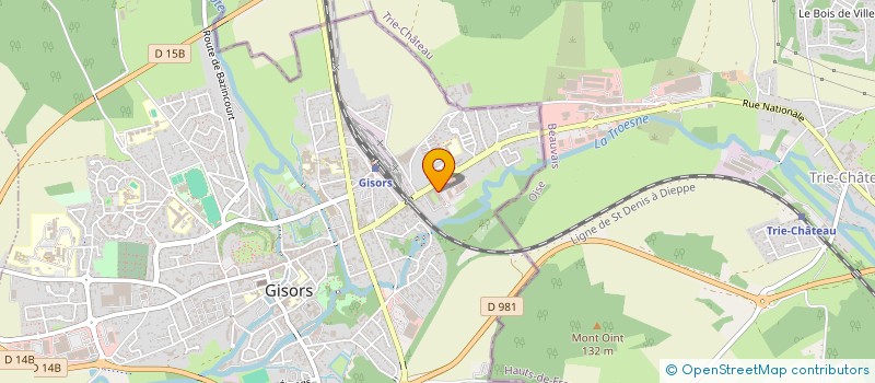 localisation de l'entreprise GLOBAL TECH SERVICES  GISORS