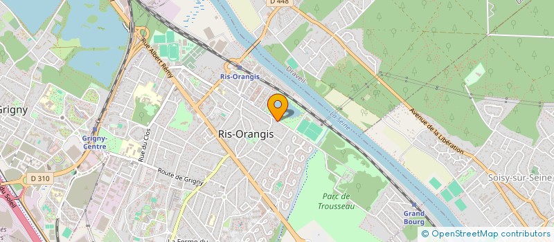 localisation de l'entreprise GLOBAL TECHNOLOGY à RIS-ORANGIS