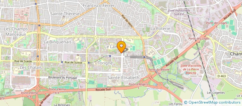 localisation de l'entreprise GLOBAL TERRITOIRES NUMERIQUES  RENNES