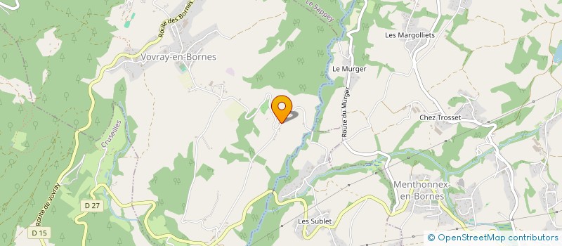 localisation de l'entreprise GLOBAL TIMBERWOOD  VOVRAY-EN-BORNES