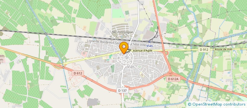 localisation de l'entreprise GLOBAL TOUR ACADEMY  VIAS